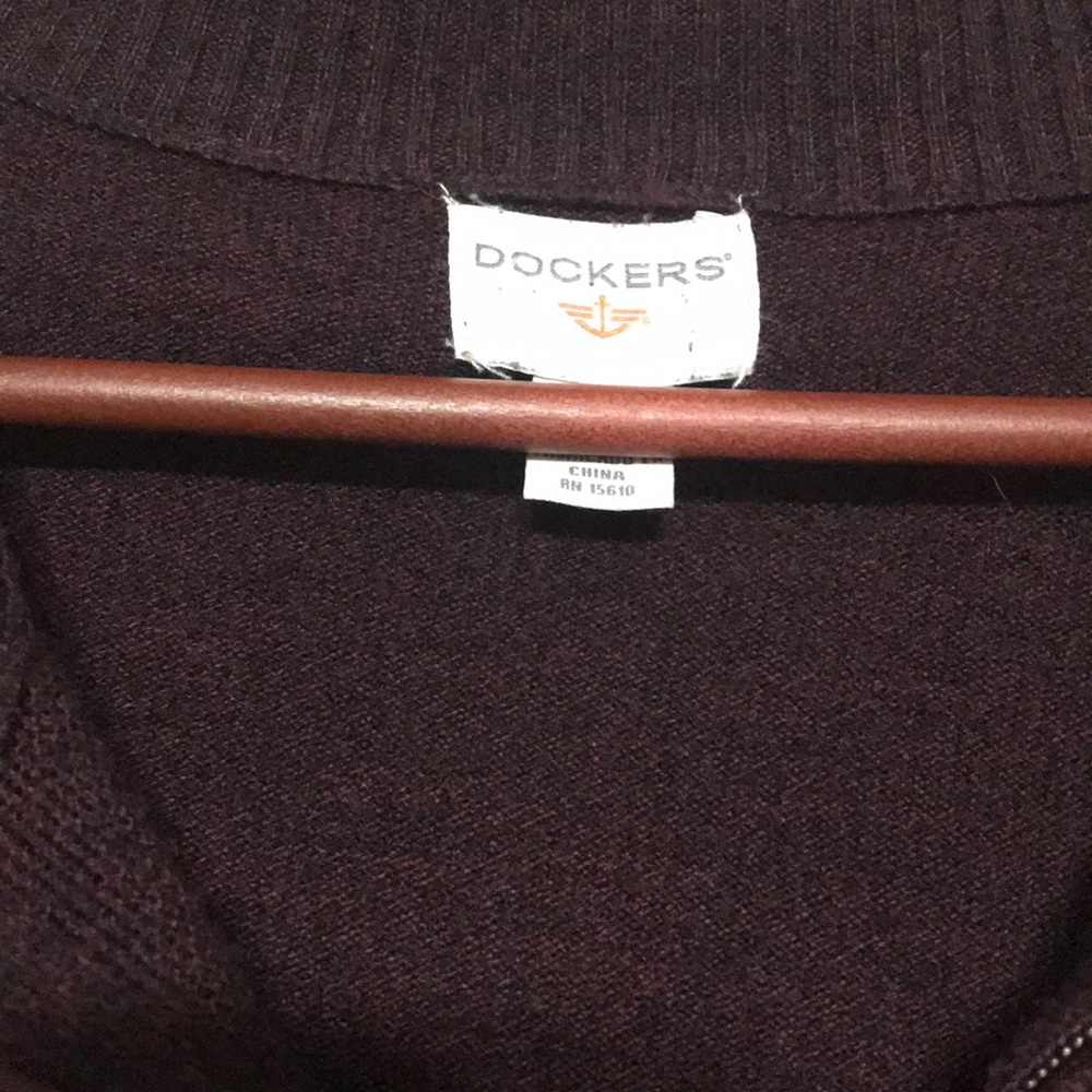 Men’s Dockers Burgundy Sweater!